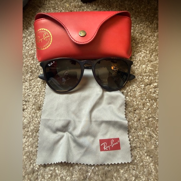 Ray-Ban Accessories - Dark Red Ray-Ban Erika Frame Sunglasses